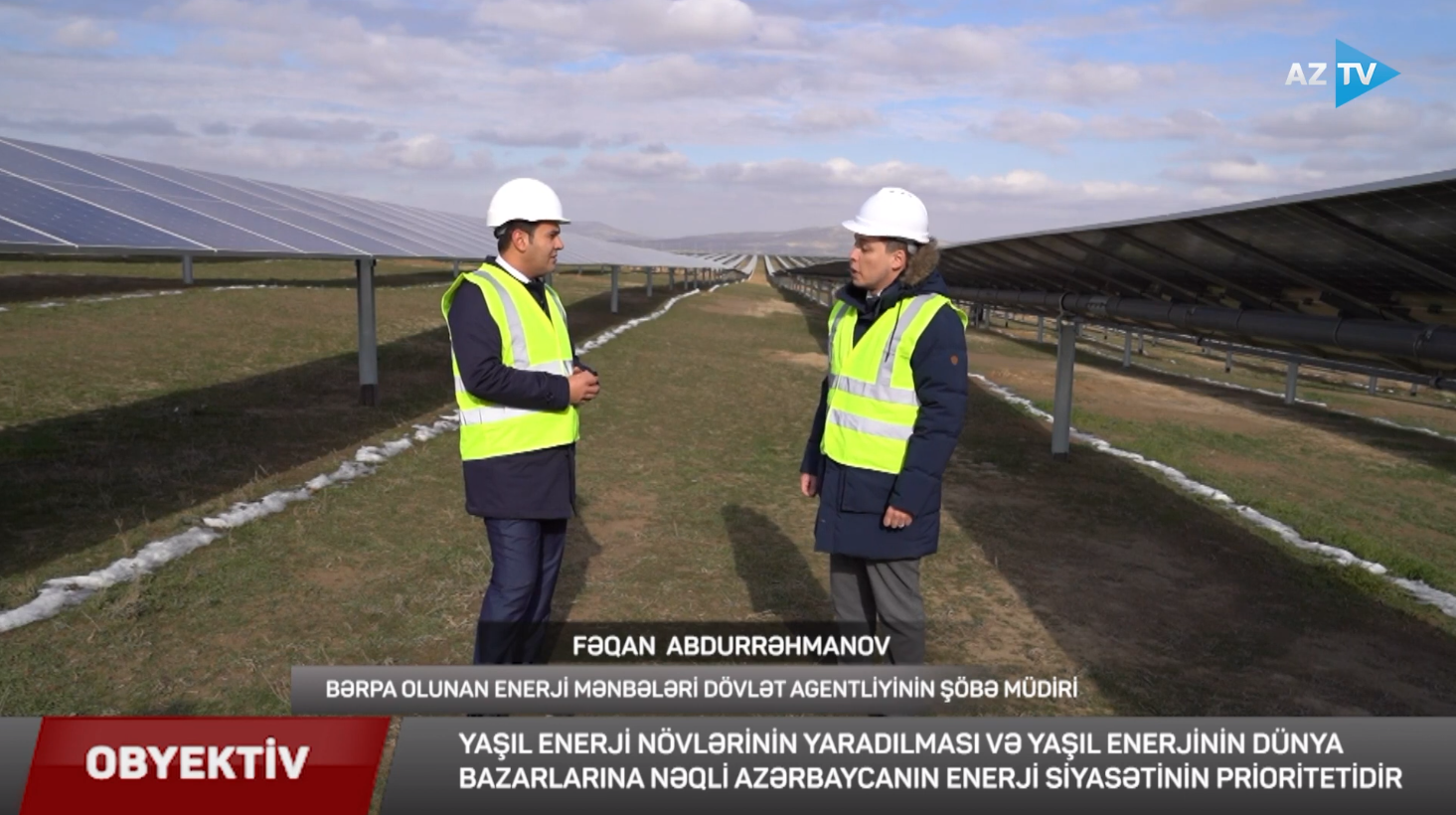 AREA-nın şöbə müdiri Fəqan Abdurəhmanovun Obyektiv verilişinə müsahibəsi