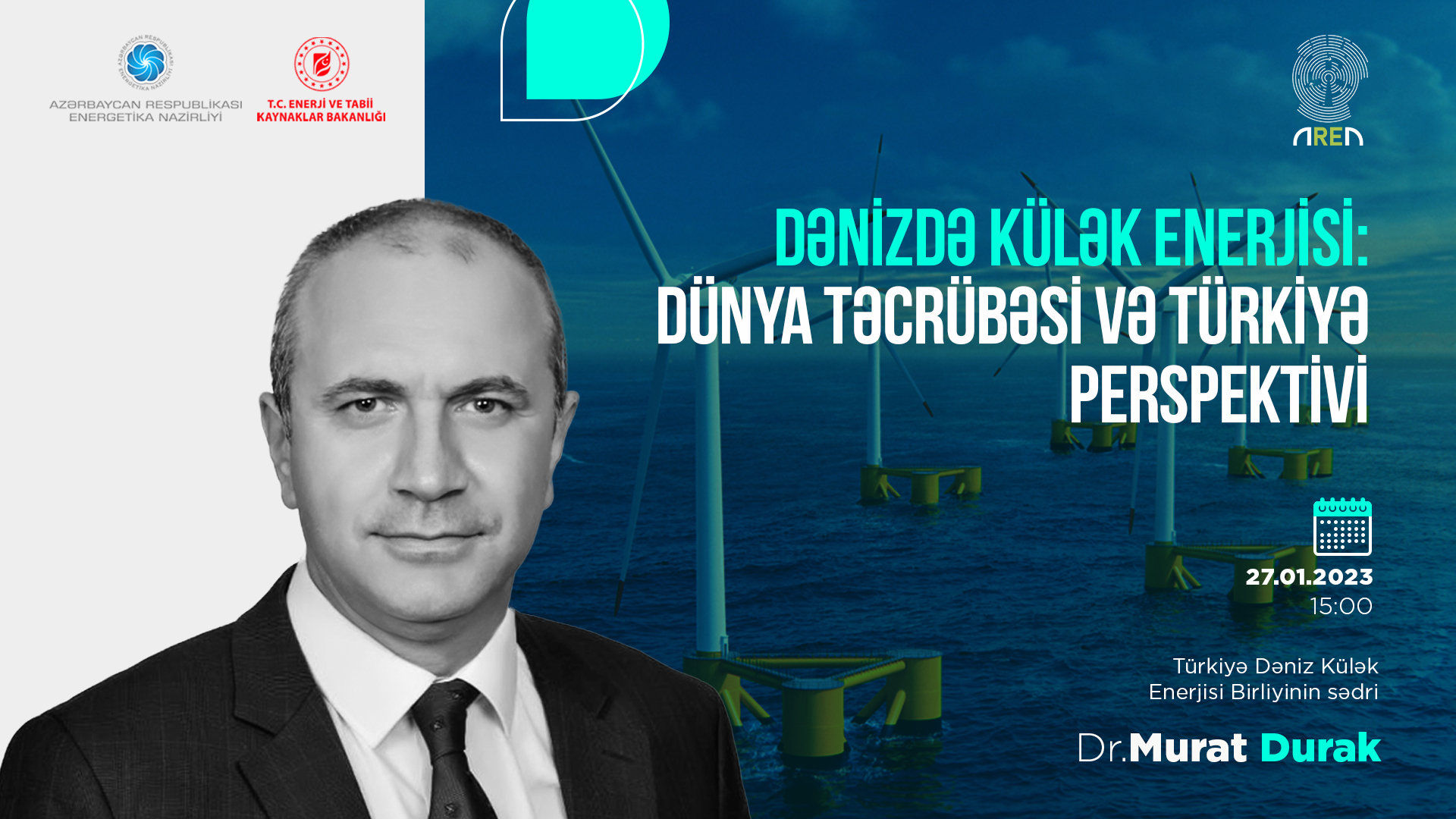 Dənizdə külək enerjisi: Dünya təcrübəsi və Türkiyə perspektivi | VEBİNAR