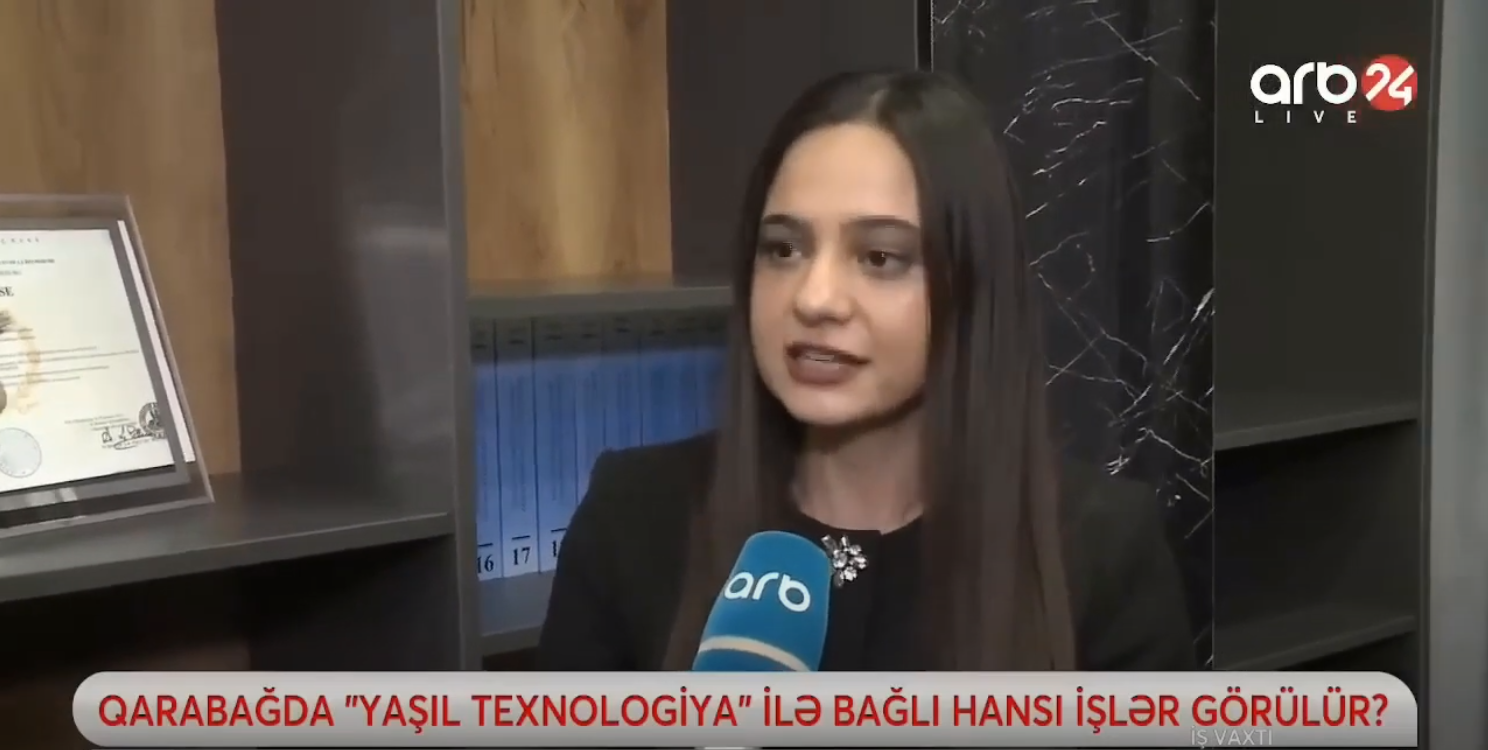 Qarabağda "yaşıl texnologiya" ilə bağlı hansı işlər görülür?
