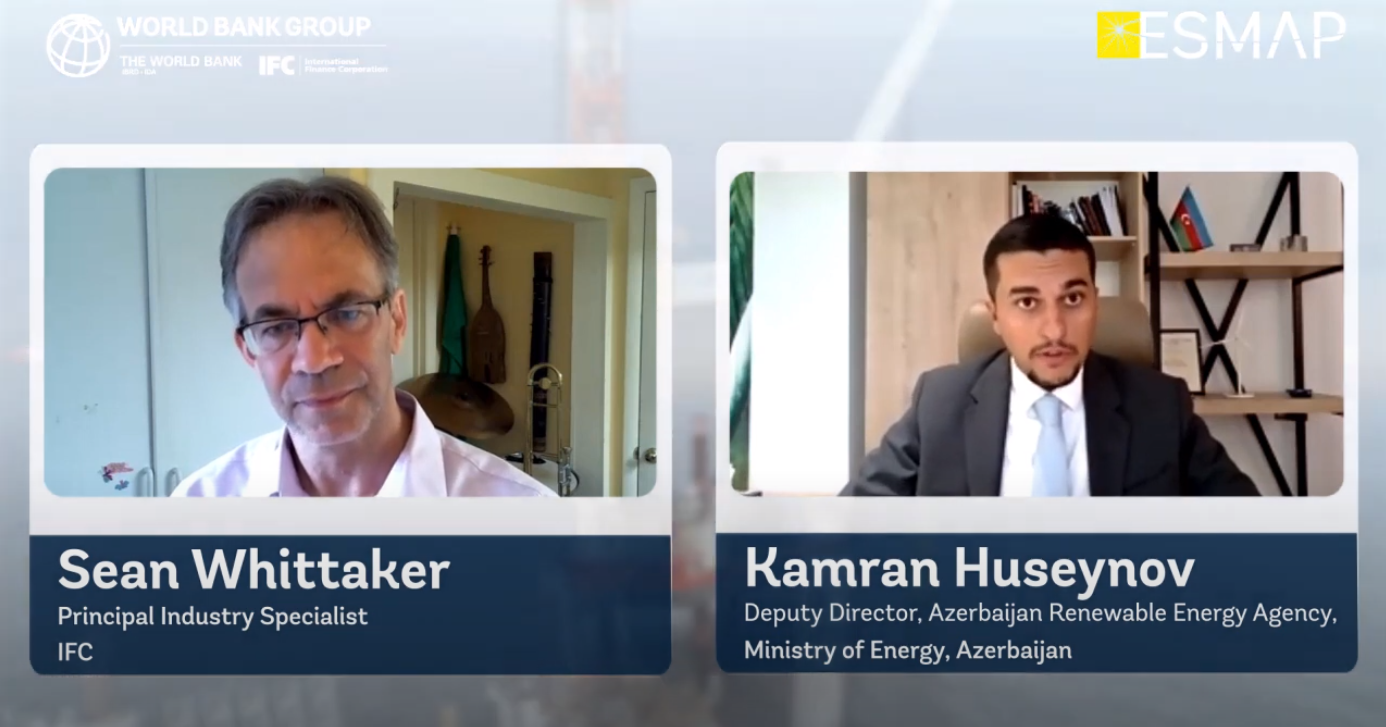 Deputy director Kamran Huseynov gave an interview to the International Finance Corporation (IFC)