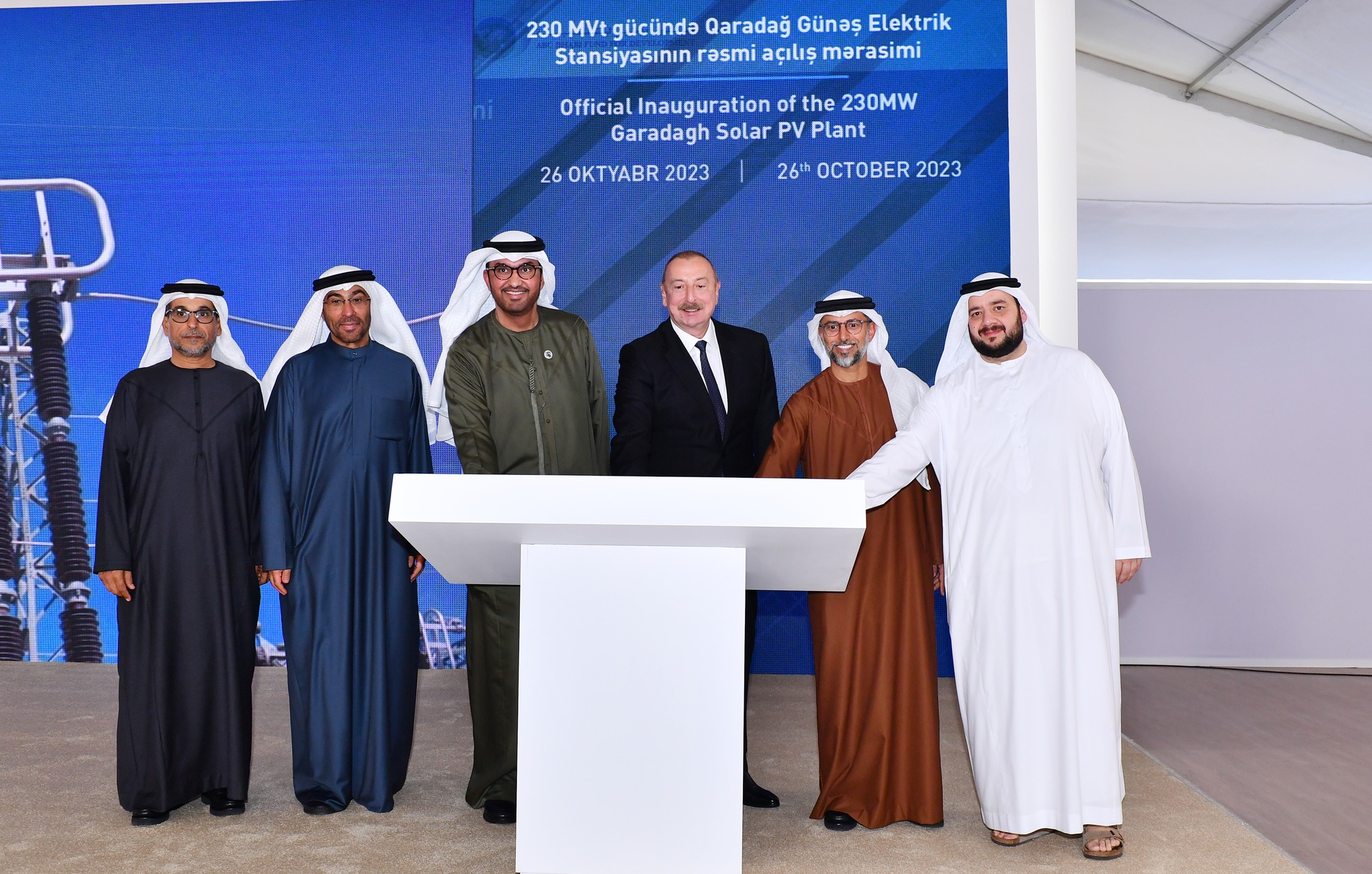 An official inauguration of the 230 MW Garadagh Solar PV Plant has been held